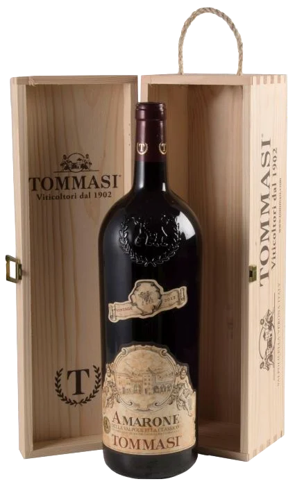 Tommasi Amarone Classico della Valpolicella Jeroboam 3 liter in houten kist