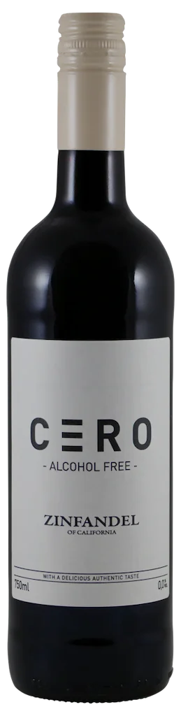 Cero Zinfandel of California alcohol free