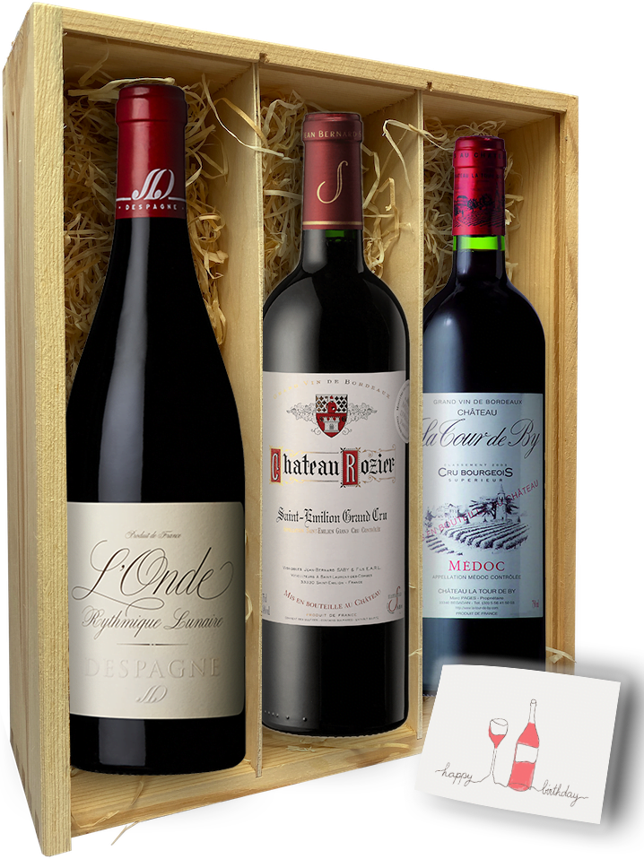 Wijn cadeau Bordeaux Kaartje