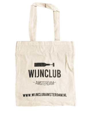 Katoenen wijntasje Wijnclub Amsterdam