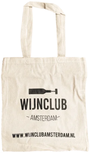 Katoenen wijntasje Wijnclub Amsterdam