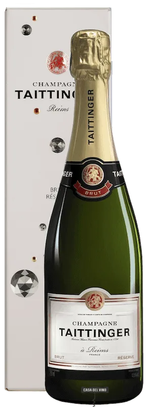 Champagne Taittinger Brut Réserve in giftbox