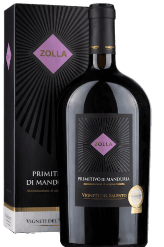 Zolla Primitivo di Manduria magnum in geschenkdoos lr